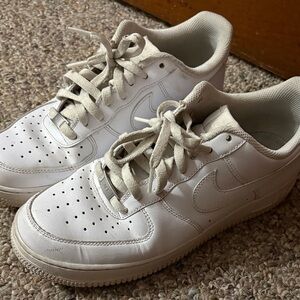 Nike White Air Force 1s -Men’s